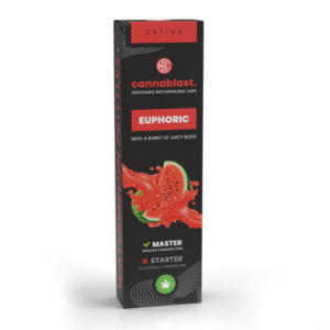 Cannablast Euphoric Watermelon Zkittlez Vape - 1ml